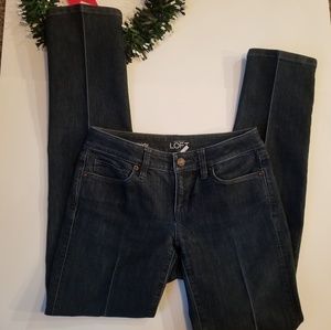 Ann Taylor Loft Curvy Straight Jeans Size 25/0